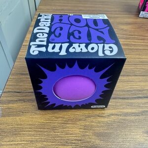 Nee doh Glow-in-the-Dark Purple Stress Ball in Original Box